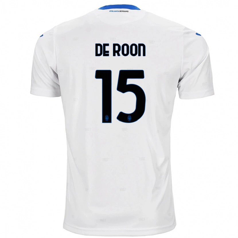 Danxen Enfant Maillot Marten De Roon #15 Blanc Tenues Extérieur 2024/25 T-Shirt