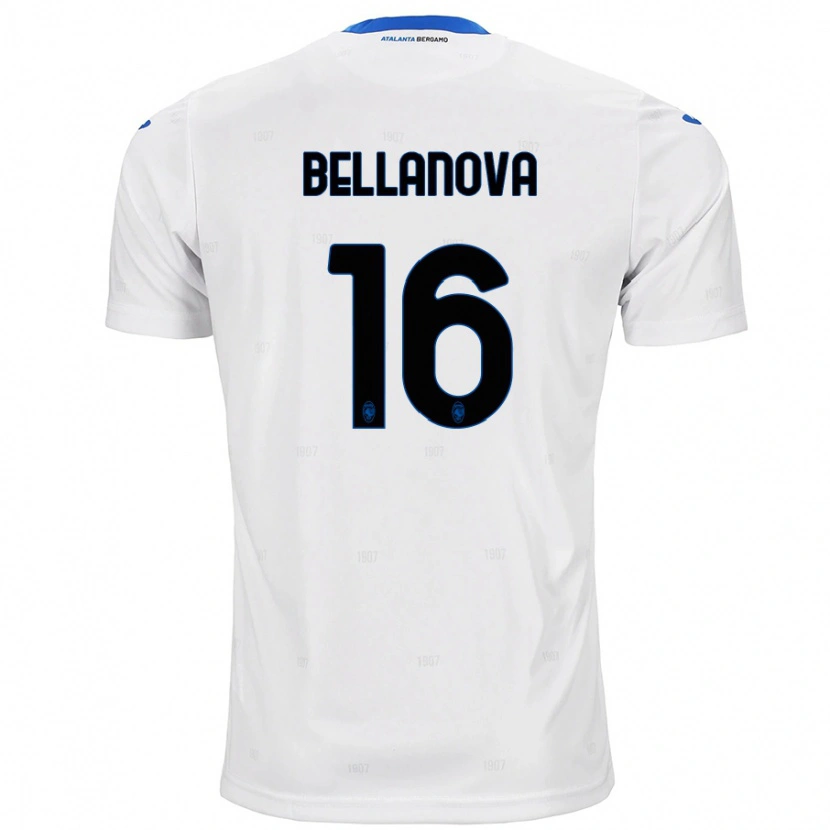 Danxen Enfant Maillot Raoul Bellanova #16 Blanc Tenues Extérieur 2024/25 T-Shirt