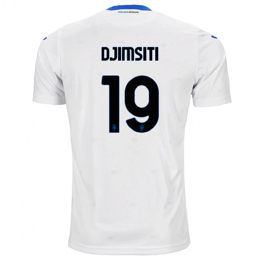 Danxen Enfant Maillot Berat Djimsiti #19 Blanc Tenues Extérieur 2024/25 T-Shirt