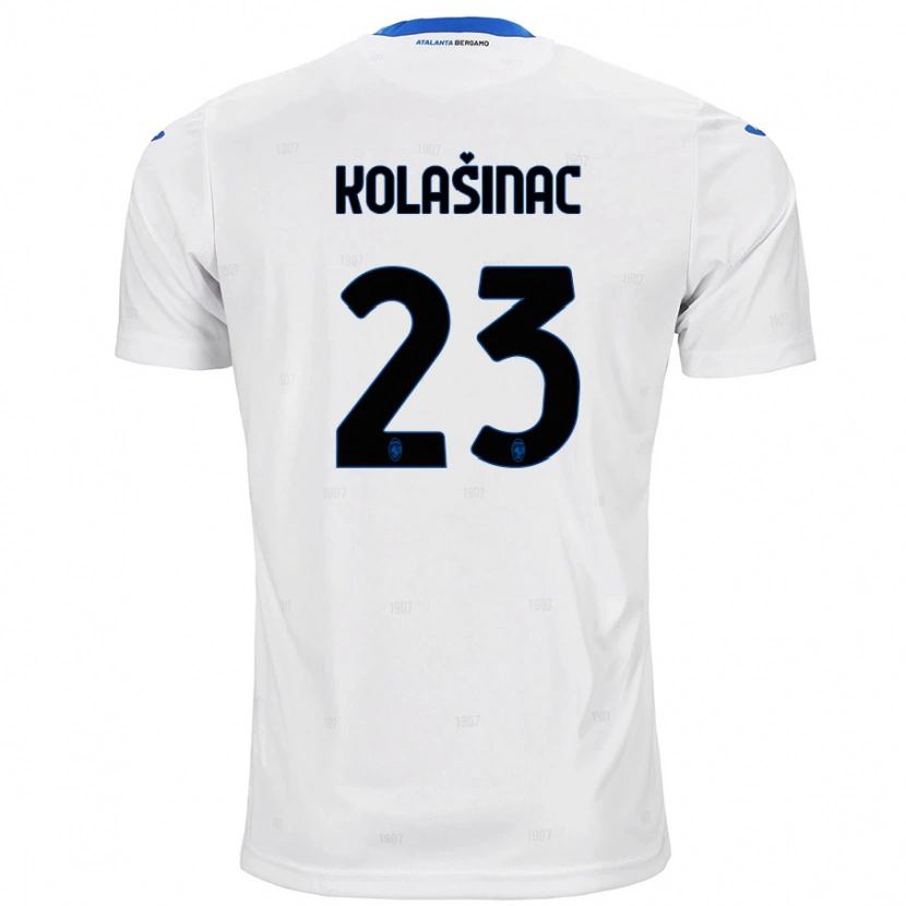 Danxen Enfant Maillot Sead Kolasinac #23 Blanc Tenues Extérieur 2024/25 T-Shirt