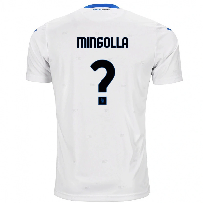 Danxen Enfant Maillot Simone Mingolla #0 Blanc Tenues Extérieur 2024/25 T-Shirt