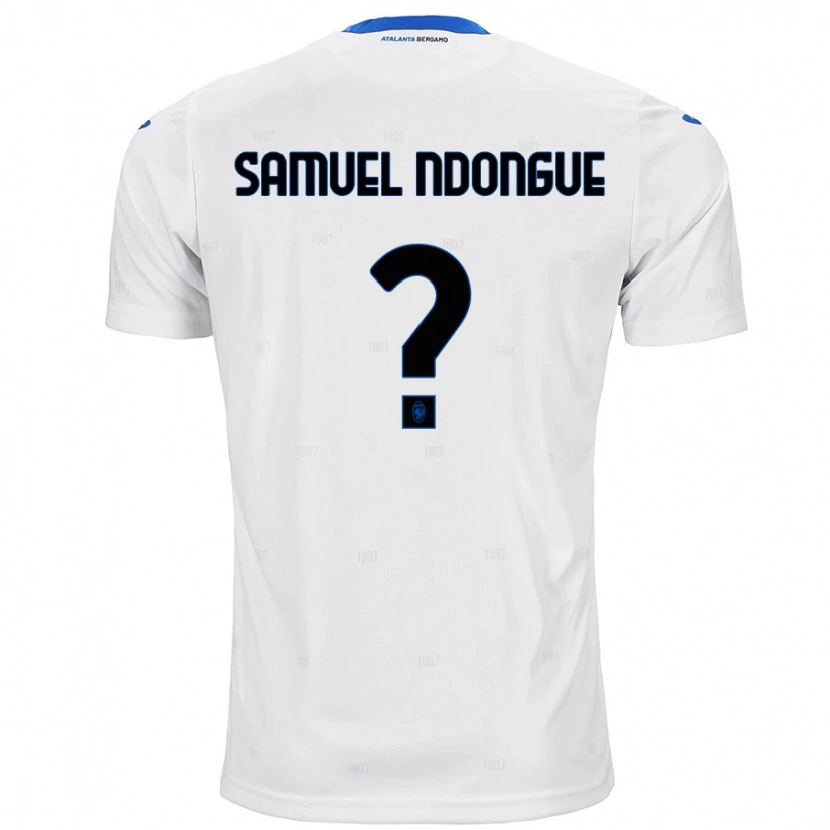 Danxen Enfant Maillot Frederick Samuel Ndongue #0 Blanc Tenues Extérieur 2024/25 T-Shirt