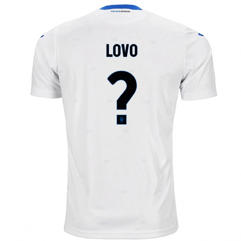 Danxen Enfant Maillot Pietro Lovo #0 Blanc Tenues Extérieur 2024/25 T-Shirt