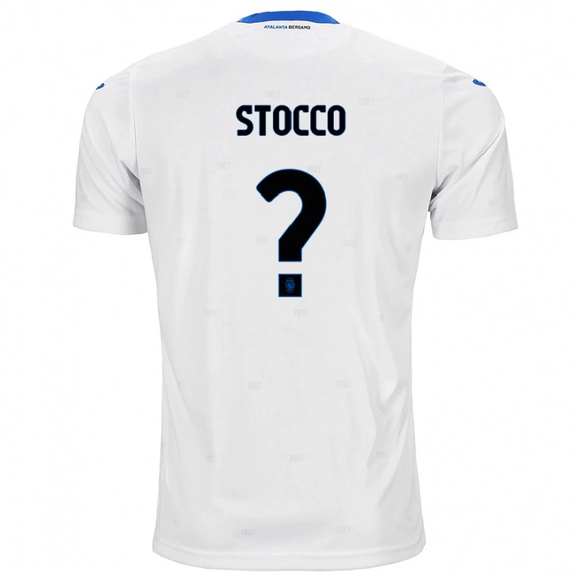 Danxen Enfant Maillot Pietro Stocco #0 Blanc Tenues Extérieur 2024/25 T-Shirt