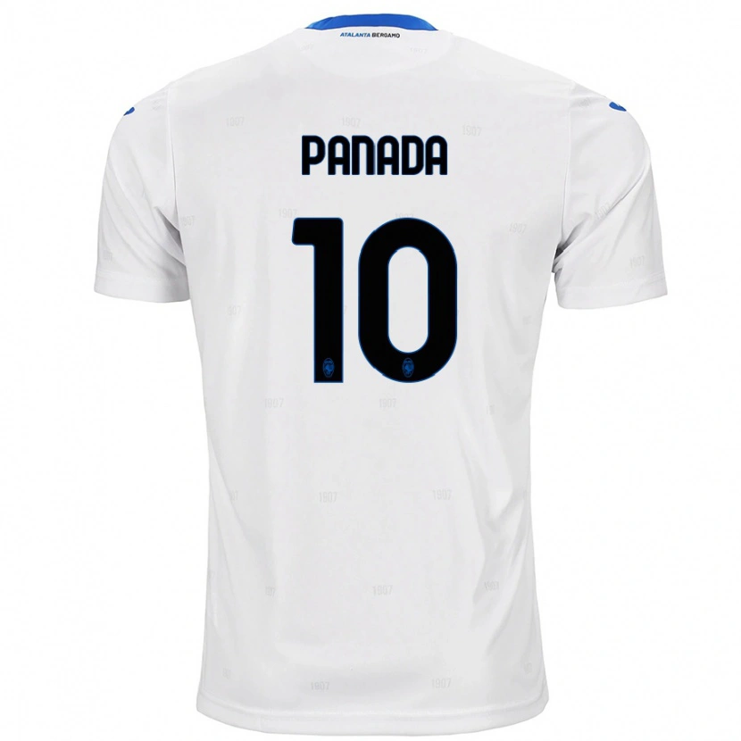 Danxen Enfant Maillot Simone Panada #10 Blanc Tenues Extérieur 2024/25 T-Shirt