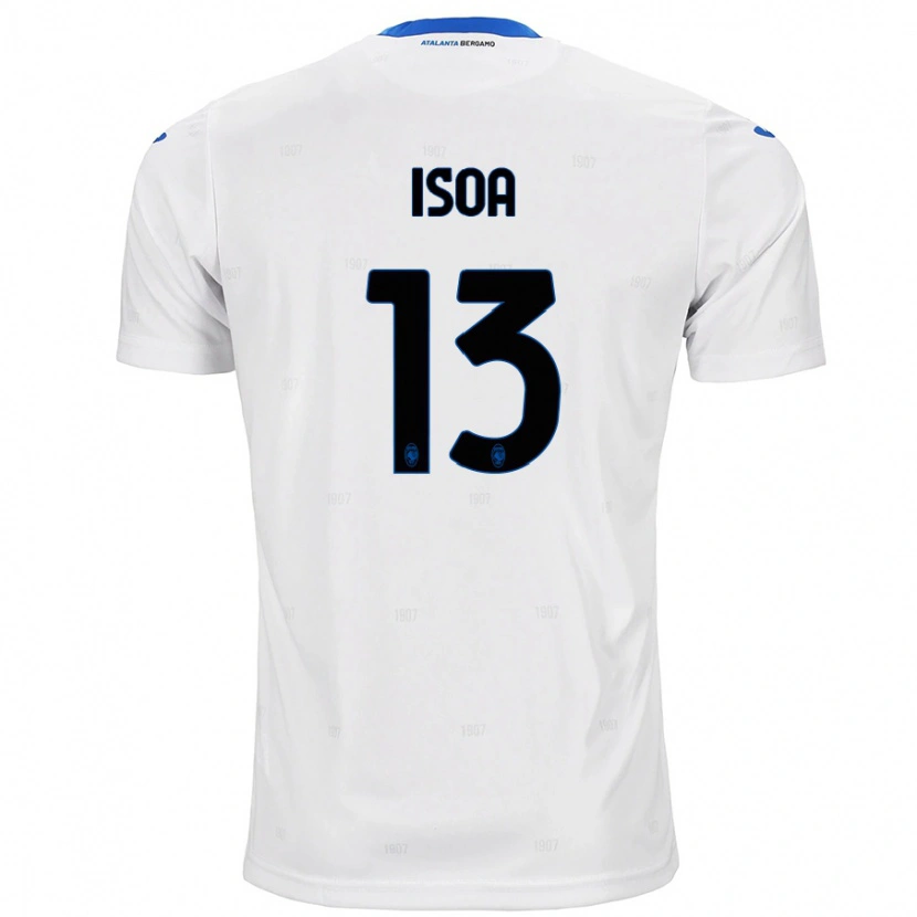 Danxen Enfant Maillot Isaac Isoa #13 Blanc Tenues Extérieur 2024/25 T-Shirt