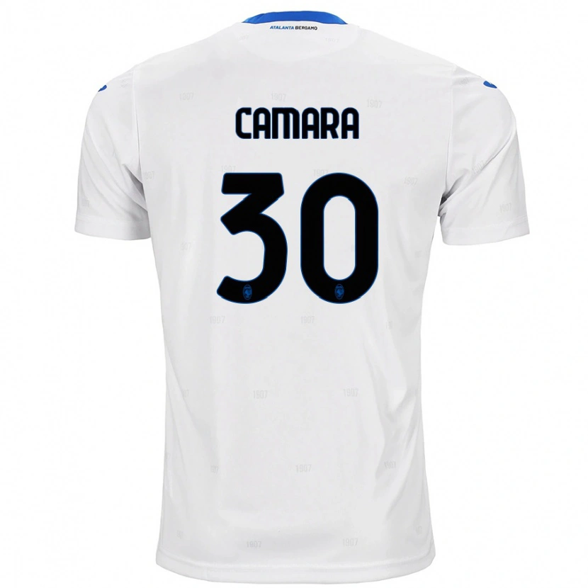 Danxen Enfant Maillot Henry Camara #30 Blanc Tenues Extérieur 2024/25 T-Shirt