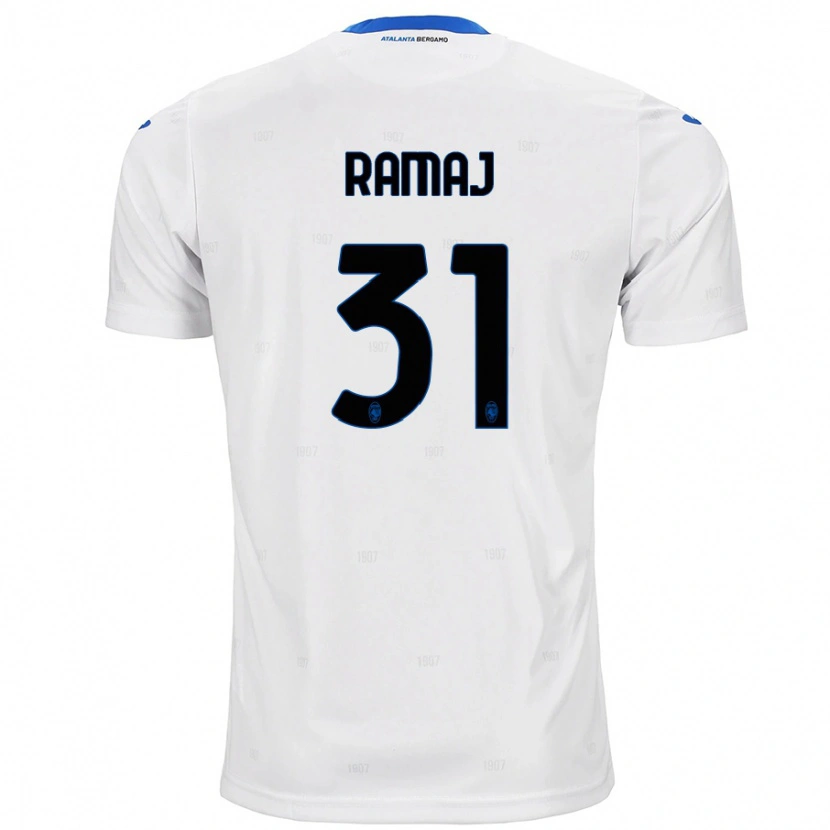 Danxen Enfant Maillot Gabriel Ramaj #31 Blanc Tenues Extérieur 2024/25 T-Shirt