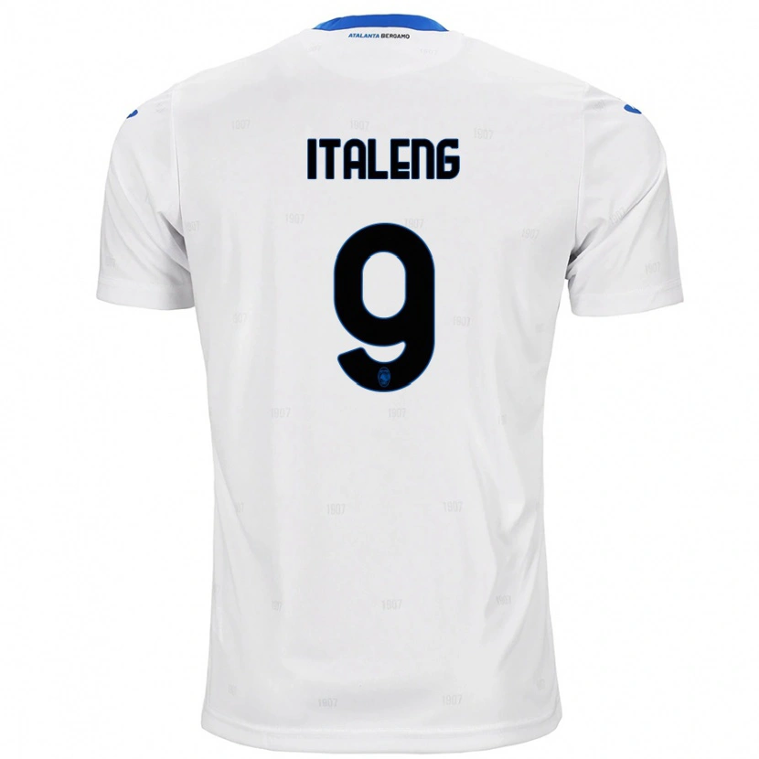 Danxen Enfant Maillot Jonathan Italeng #9 Blanc Tenues Extérieur 2024/25 T-Shirt