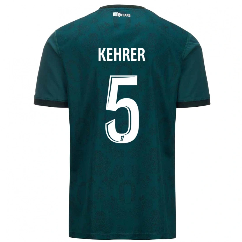 Danxen Enfant Maillot Thilo Kehrer #5 Vert Foncé Tenues Extérieur 2024/25 T-Shirt