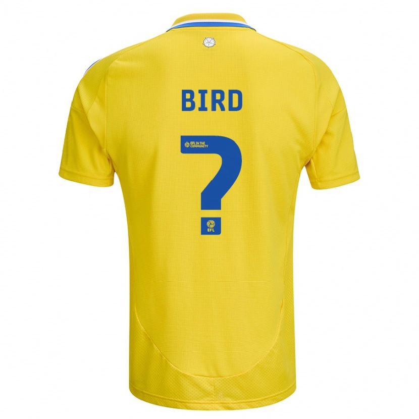 Danxen Enfant Maillot Coban Bird #0 Jaune Bleu Tenues Extérieur 2024/25 T-Shirt