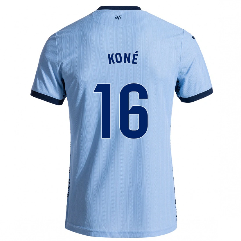 Danxen Enfant Maillot Ayouba Koné #16 Bleu Ciel Tenues Extérieur 2024/25 T-Shirt