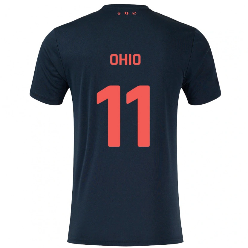 Danxen Enfant Maillot Noah Ohio #11 Noir Rouge Tenues Extérieur 2024/25 T-Shirt