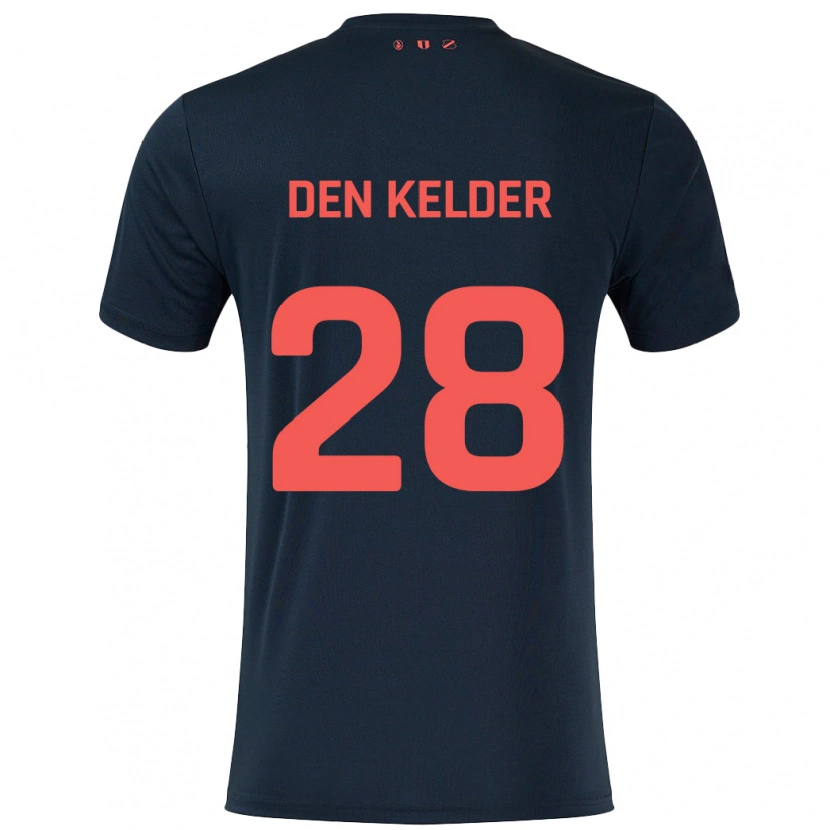 Danxen Enfant Maillot Gera Op Den Kelder #28 Noir Rouge Tenues Extérieur 2024/25 T-Shirt