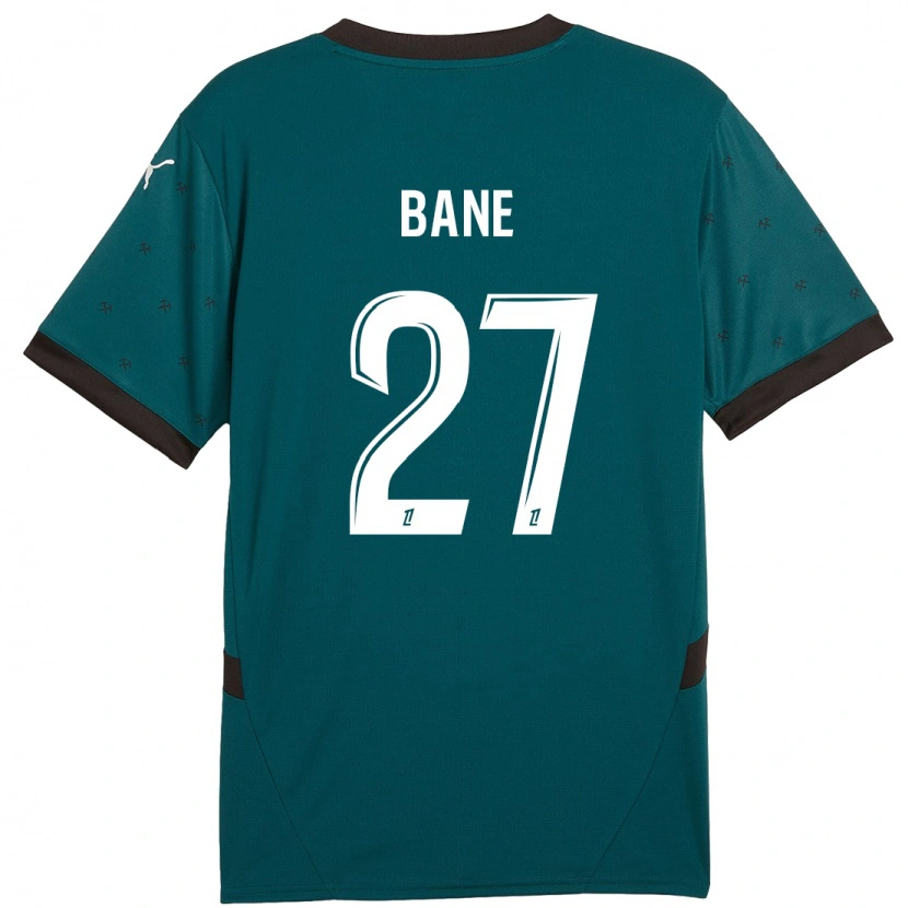 Danxen Enfant Maillot Sidi Bane #27 Vert Foncé Tenues Extérieur 2024/25 T-Shirt