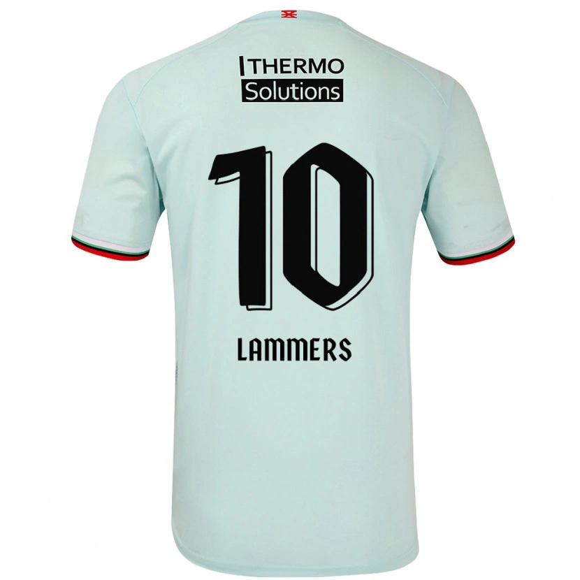 Danxen Enfant Maillot Sam Lammers #10 Vert Clair Tenues Extérieur 2024/25 T-Shirt