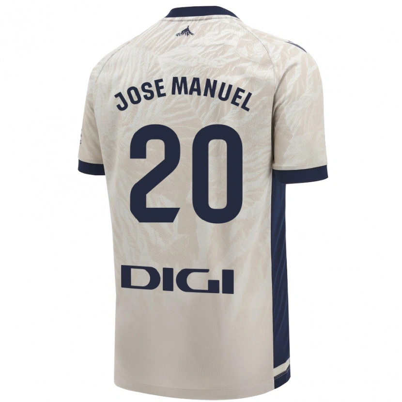 Danxen Enfant Maillot José Manuel Arnáiz #20 Gris Clair Tenues Extérieur 2024/25 T-Shirt