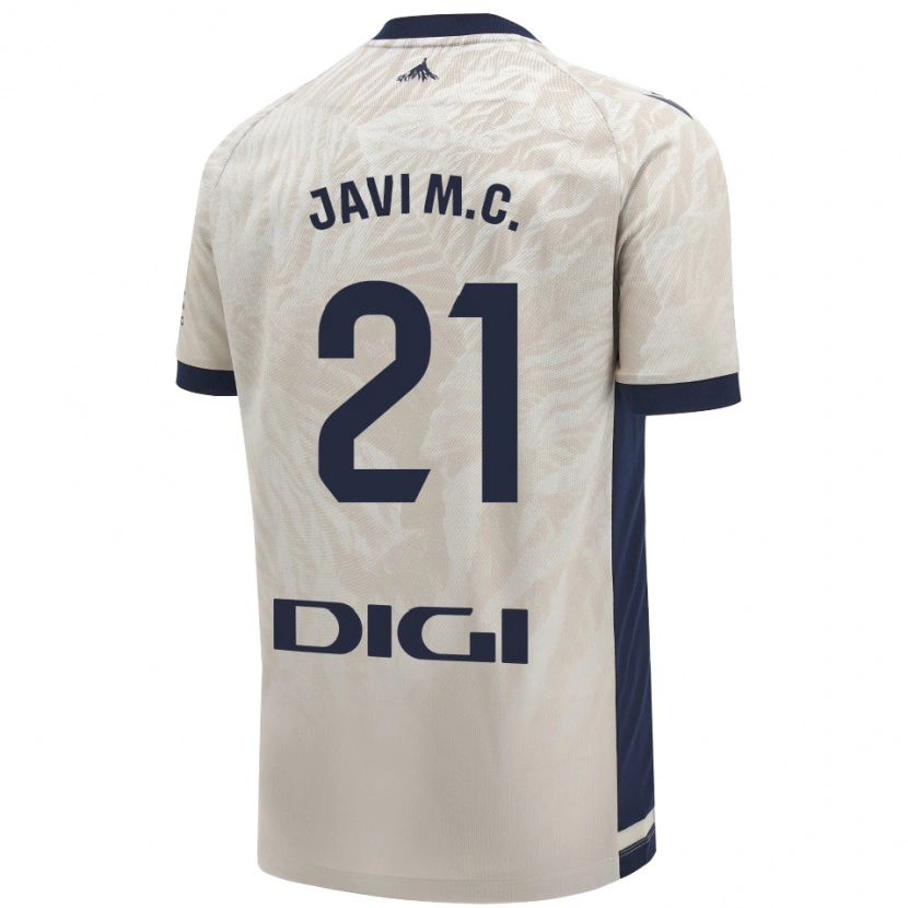 Danxen Enfant Maillot Javi Martínez #21 Gris Clair Tenues Extérieur 2024/25 T-Shirt