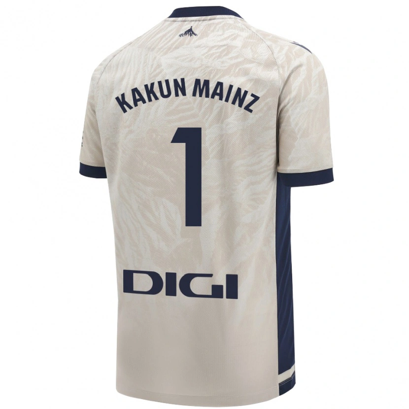 Danxen Enfant Maillot Kakun Mainz #1 Gris Clair Tenues Extérieur 2024/25 T-Shirt