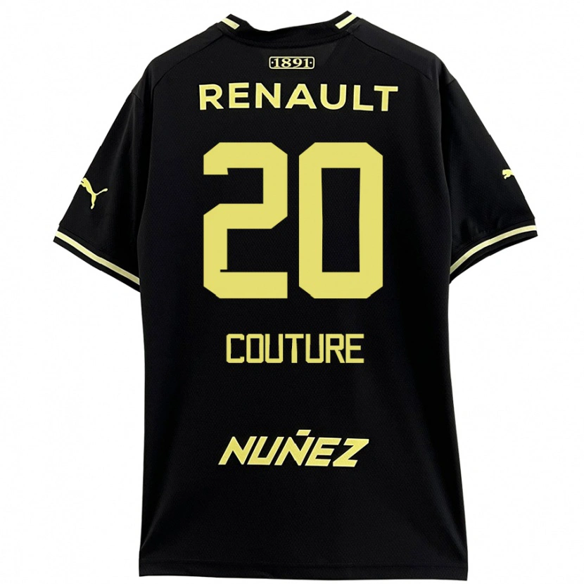 Danxen Enfant Maillot Lorenzo Couture #20 Noir Jaune Tenues Extérieur 2024/25 T-Shirt