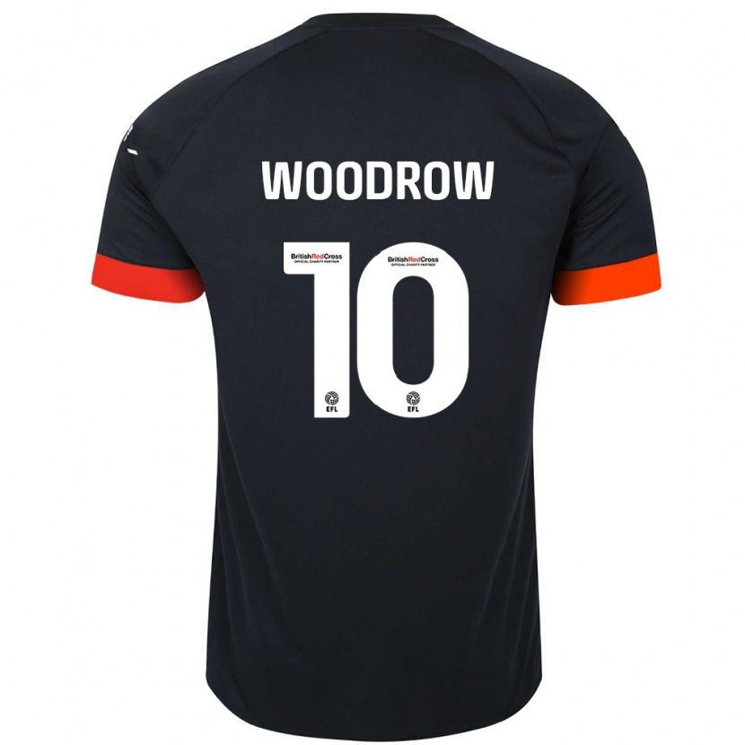 Danxen Enfant Maillot Cauley Woodrow #10 Noir Orange Tenues Extérieur 2024/25 T-Shirt