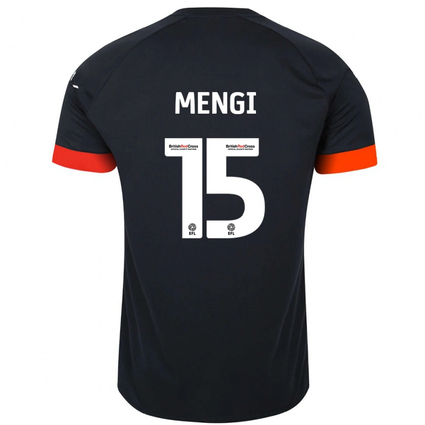 Danxen Enfant Maillot Teden Mengi #15 Noir Orange Tenues Extérieur 2024/25 T-Shirt