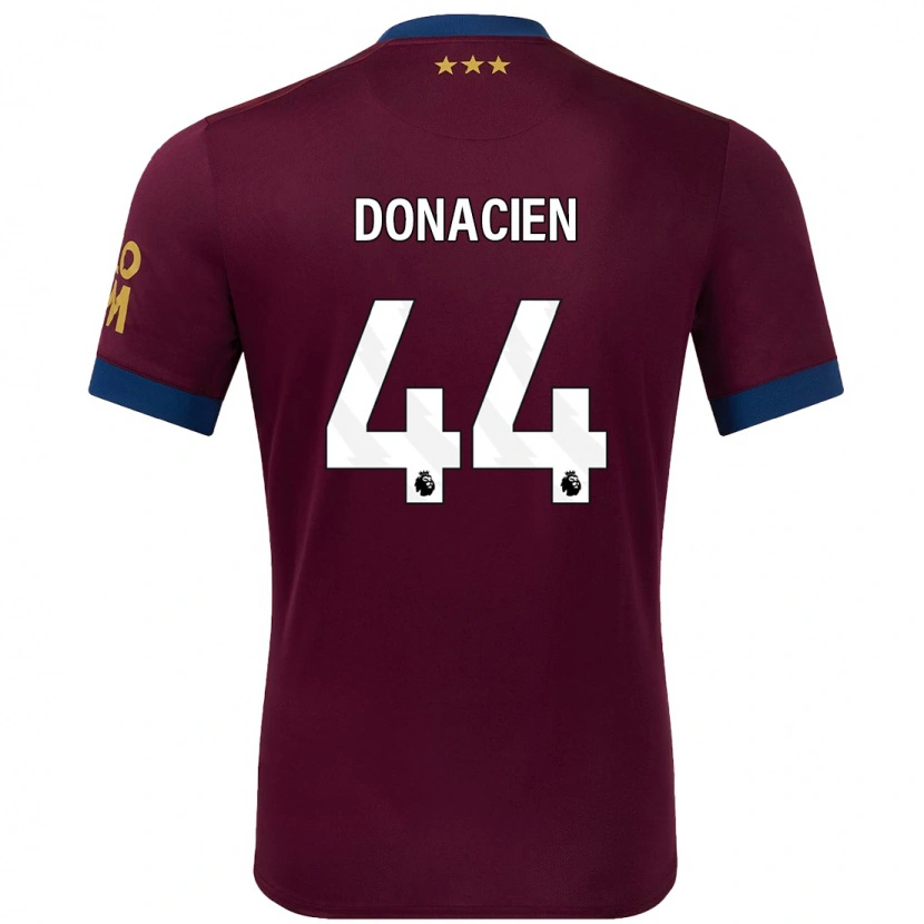 Danxen Enfant Maillot Janoi Donacien #44 Marron Tenues Extérieur 2024/25 T-Shirt