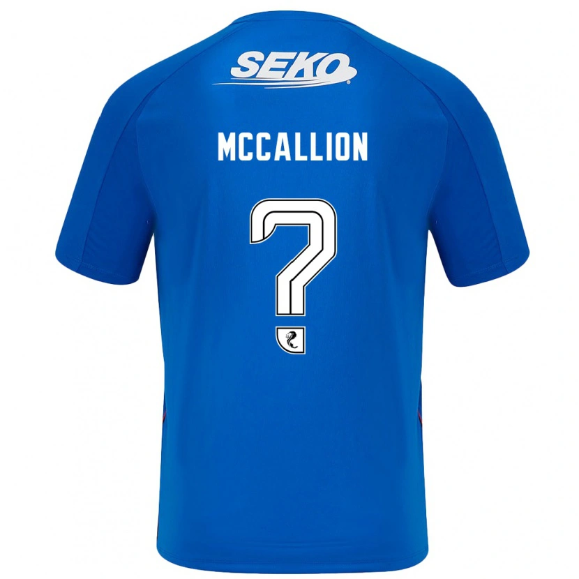 Danxen Homme Maillot Aiden Mccallion #0 Bleu Foncé Tenues Domicile 2024/25 T-Shirt