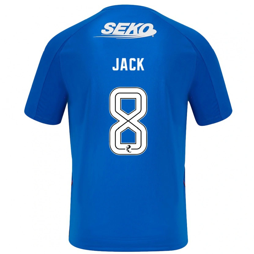 Danxen Homme Maillot Ryan Jack #8 Bleu Foncé Tenues Domicile 2024/25 T-Shirt