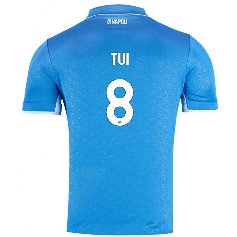 Danxen Homme Maillot Sara Tui #8 Bleu Ciel Tenues Domicile 2024/25 T-Shirt