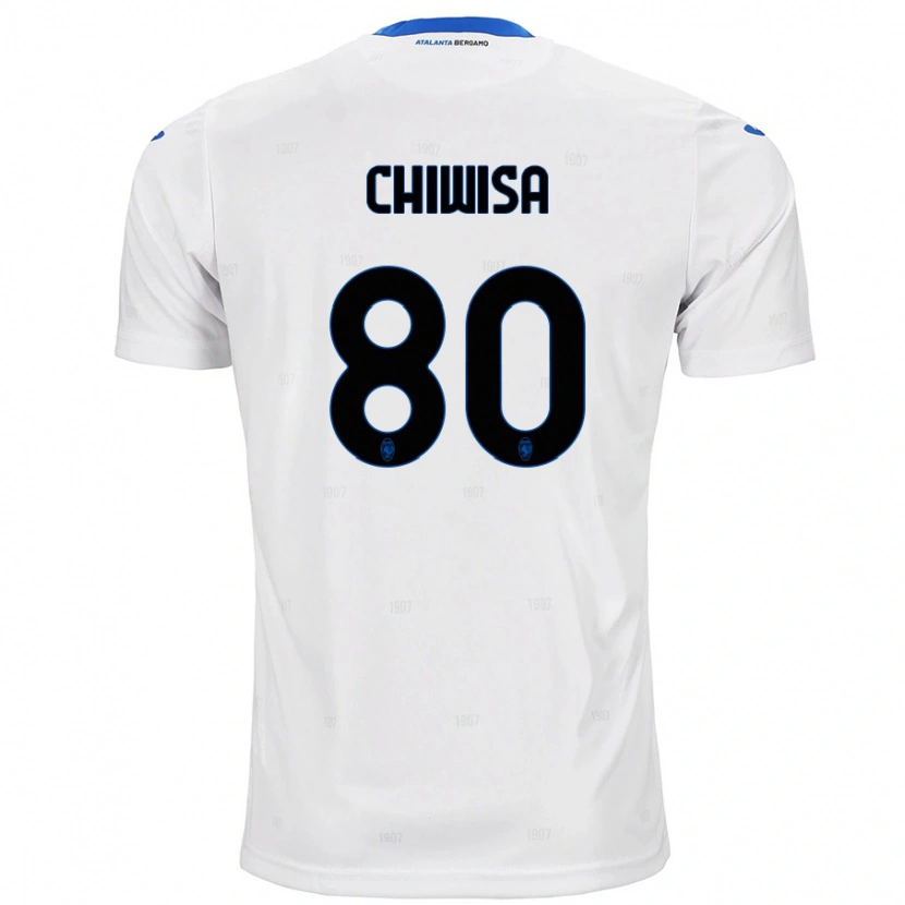 Danxen Homme Maillot Mannah Chiwisa #80 Blanc Tenues Extérieur 2024/25 T-Shirt