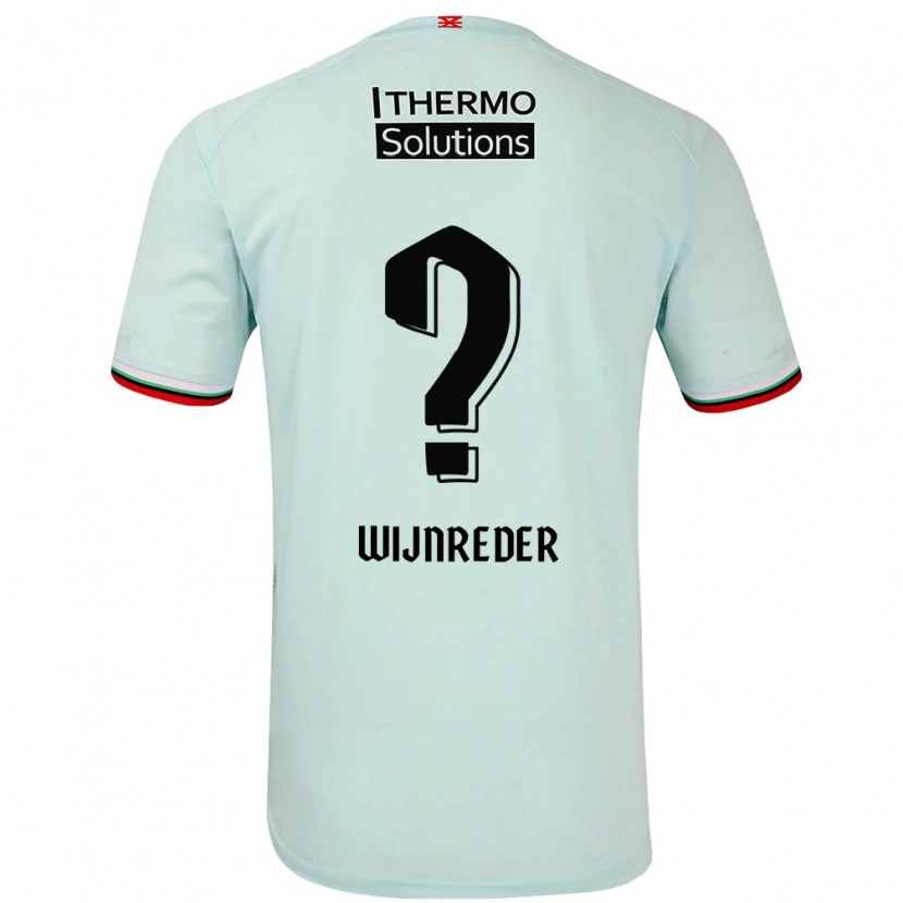 Danxen Homme Maillot Jeppe Wijnreder #0 Vert Clair Tenues Extérieur 2024/25 T-Shirt