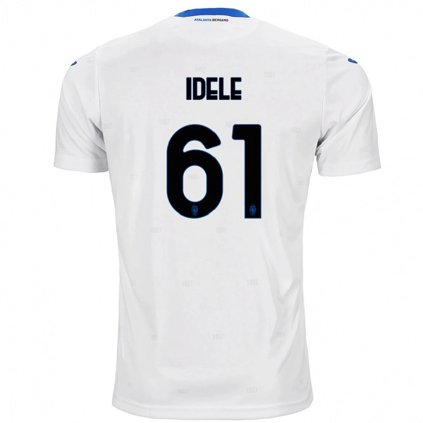 Danxen Femme Maillot Javison Idele #61 Blanc Tenues Extérieur 2024/25 T-Shirt