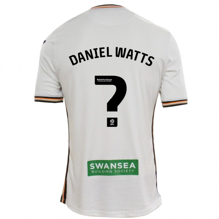 Danxen Enfant Maillot Daniel Watts #0 Blanc Tenues Domicile 2024/25 T-Shirt