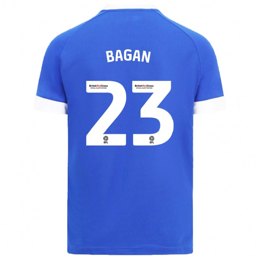 Danxen Enfant Maillot Joel Bagan #23 Bleu Ciel Tenues Domicile 2024/25 T-Shirt