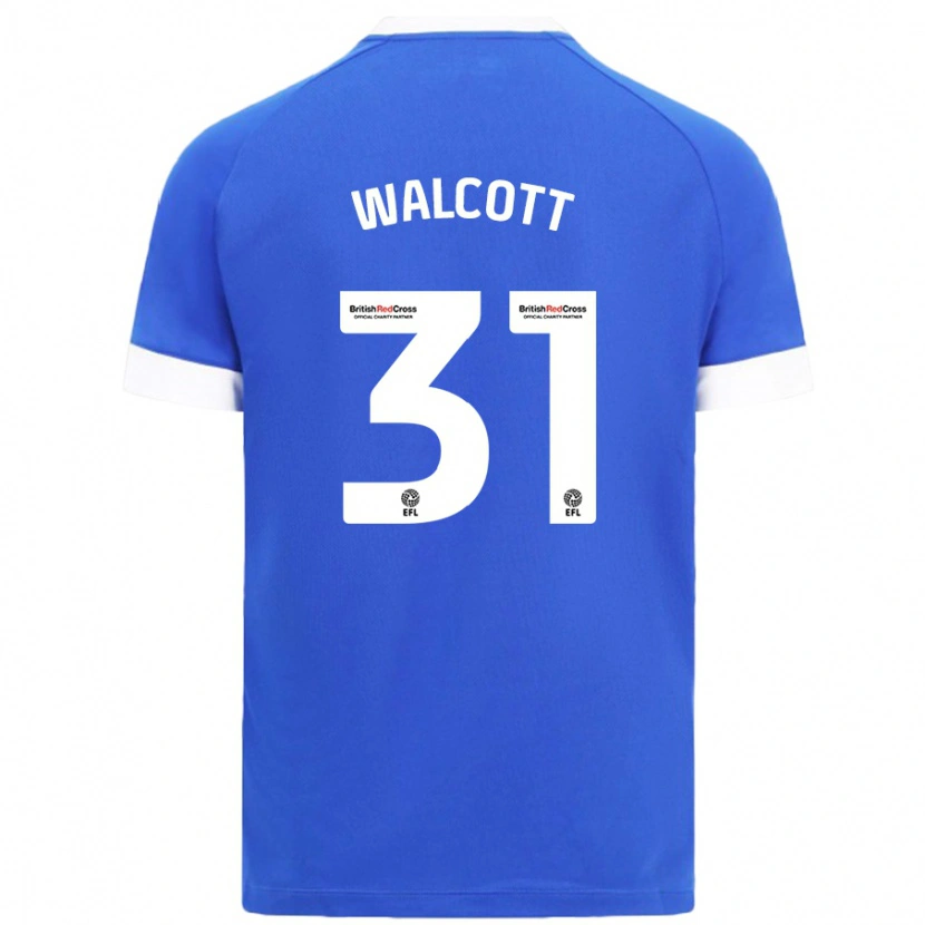 Danxen Enfant Maillot Malachi Fagan-Walcott #31 Bleu Ciel Tenues Domicile 2024/25 T-Shirt