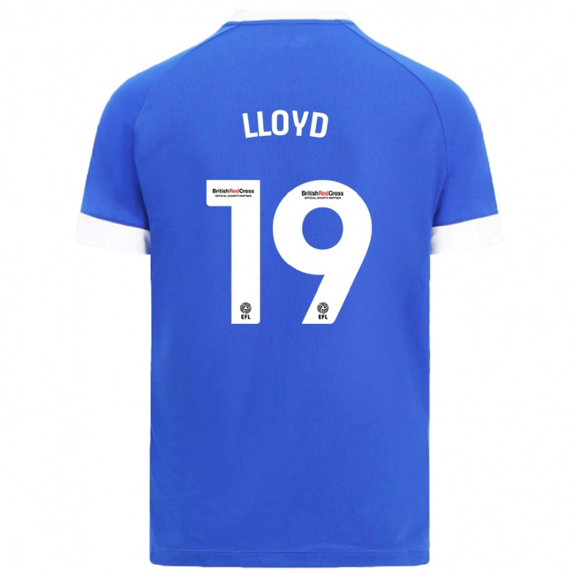 Danxen Enfant Maillot Madison Lloyd #19 Bleu Ciel Tenues Domicile 2024/25 T-Shirt