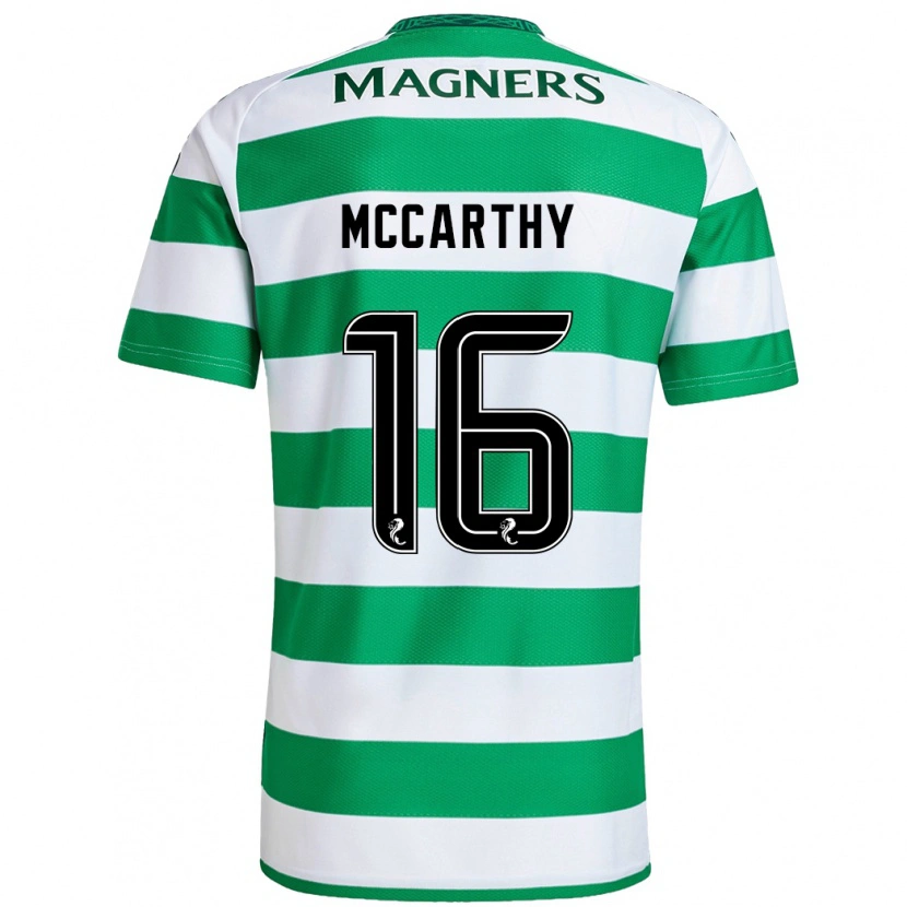 Danxen Enfant Maillot James Mccarthy #16 Vert Blanc Tenues Domicile 2024/25 T-Shirt