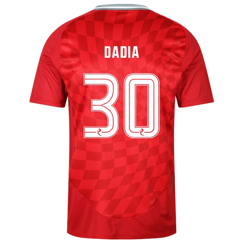 Danxen Enfant Maillot Or Dadia #30 Rouge Tenues Domicile 2024/25 T-Shirt