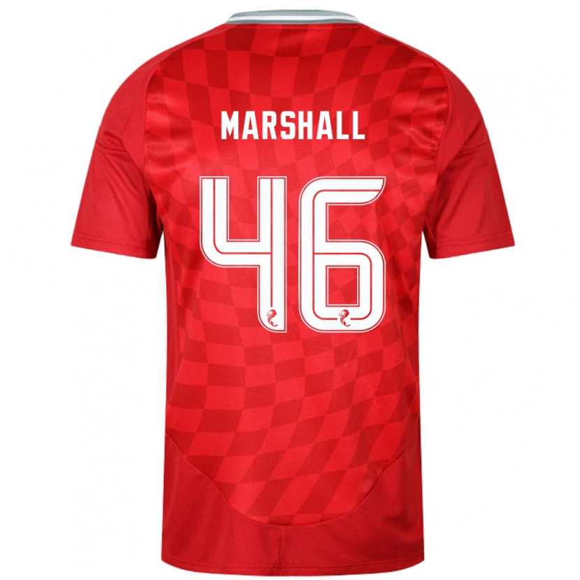 Danxen Enfant Maillot Findlay Marshall #46 Rouge Tenues Domicile 2024/25 T-Shirt