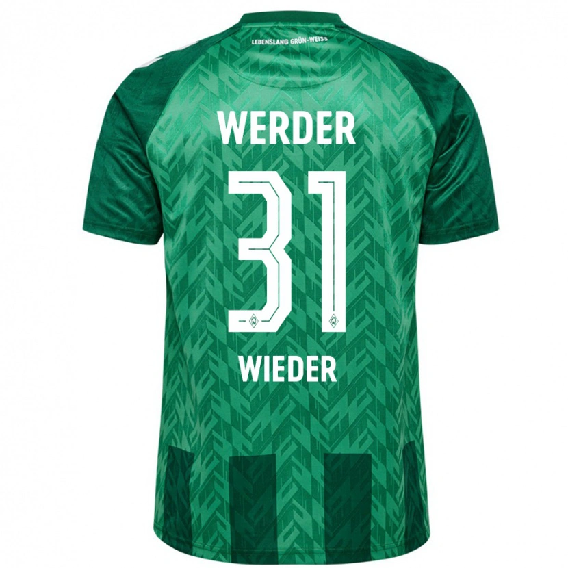 Danxen Enfant Maillot Verena Wieder #31 Vert Tenues Domicile 2024/25 T-Shirt