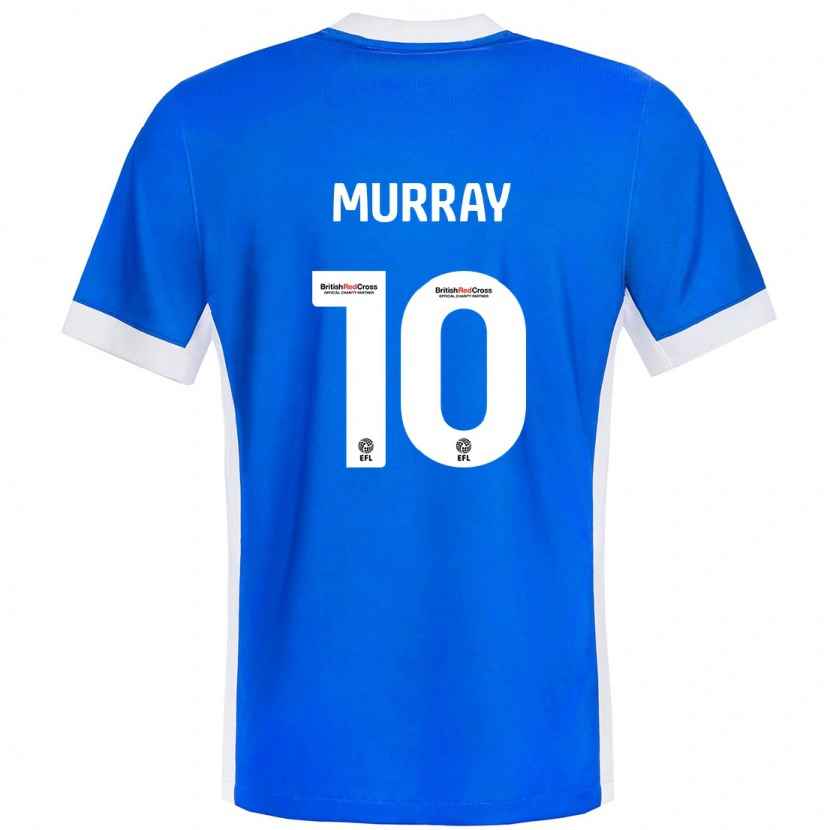 Danxen Enfant Maillot Christie Harrison-Murray #10 Bleu Blanc Tenues Domicile 2024/25 T-Shirt