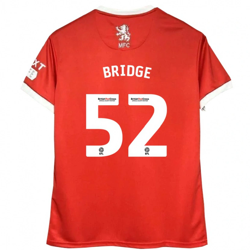 Danxen Enfant Maillot Aj Bridge #52 Rouge Blanc Tenues Domicile 2024/25 T-Shirt