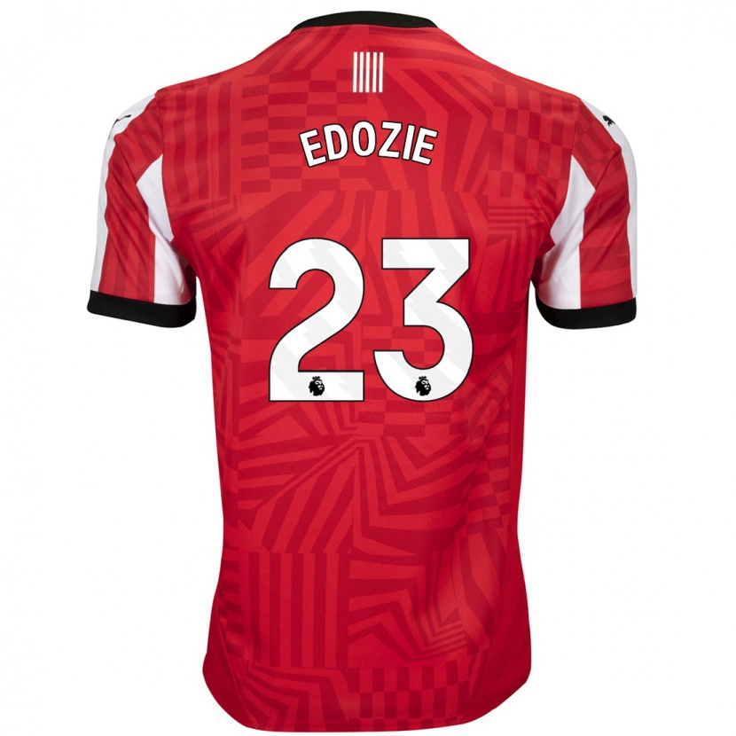 Danxen Enfant Maillot Samuel Edozie #23 Rouge Blanc Tenues Domicile 2024/25 T-Shirt