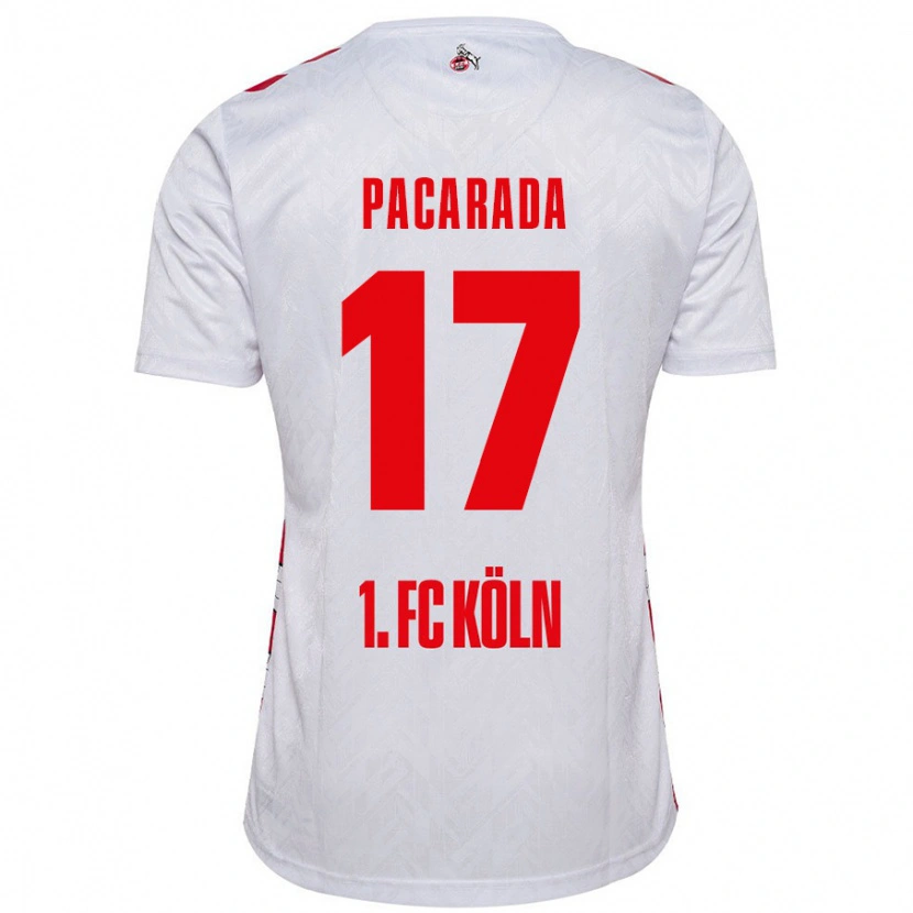 Danxen Enfant Maillot Leart Paçarada #17 Blanc Rouge Tenues Domicile 2024/25 T-Shirt