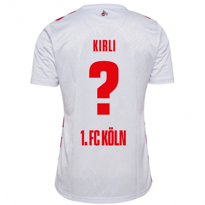 Danxen Enfant Maillot Celil-Noah Kirli #0 Blanc Rouge Tenues Domicile 2024/25 T-Shirt