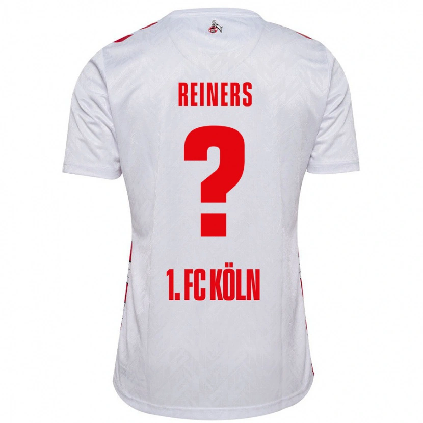 Danxen Enfant Maillot Leonard Reiners #0 Blanc Rouge Tenues Domicile 2024/25 T-Shirt