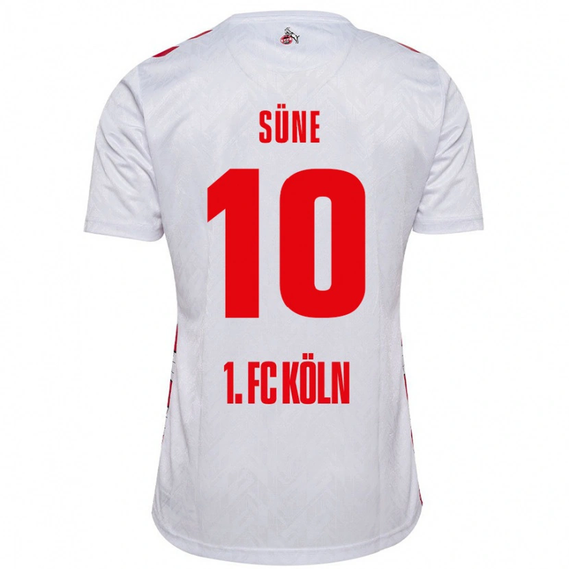 Danxen Enfant Maillot Arda Süne #10 Blanc Rouge Tenues Domicile 2024/25 T-Shirt