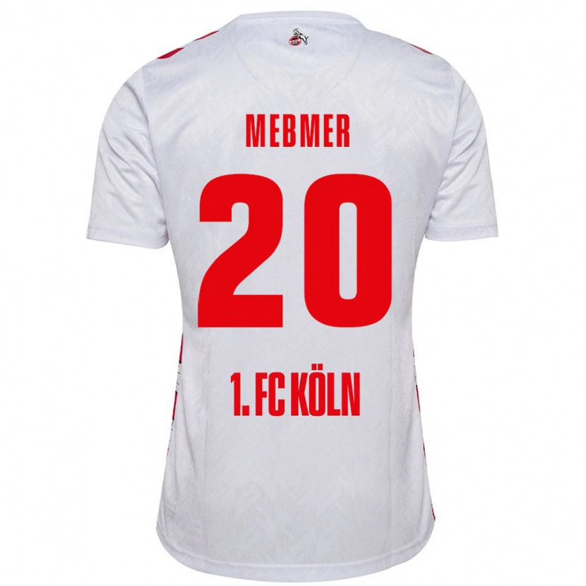 Danxen Enfant Maillot Meike Meßmer #20 Blanc Rouge Tenues Domicile 2024/25 T-Shirt