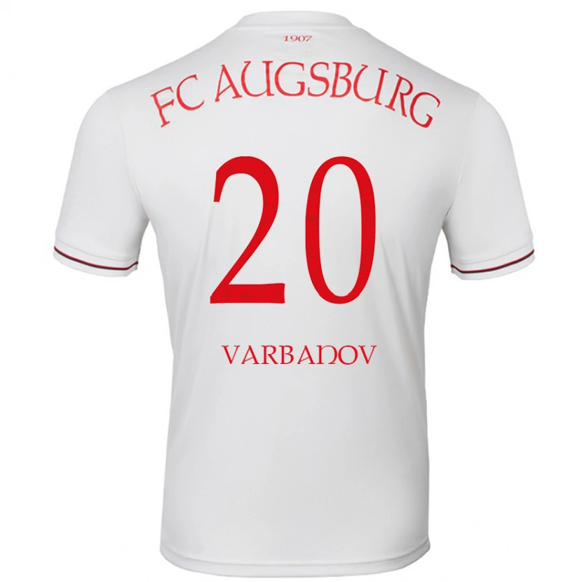 Danxen Enfant Maillot Svetoslav Varbanov #20 Blanc Tenues Domicile 2024/25 T-Shirt